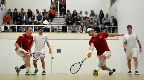 Squash Doubles Match